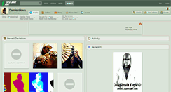 Desktop Screenshot of damiennova.deviantart.com