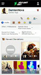 Mobile Screenshot of damiennova.deviantart.com