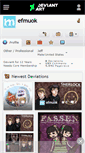 Mobile Screenshot of efmuok.deviantart.com