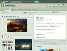 Tablet Screenshot of mythicphoenix.deviantart.com