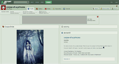 Desktop Screenshot of corpse-of-a-princess.deviantart.com