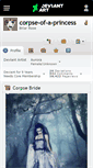 Mobile Screenshot of corpse-of-a-princess.deviantart.com