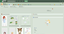 Desktop Screenshot of e---j.deviantart.com