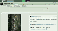 Desktop Screenshot of lostmemoryofadream.deviantart.com