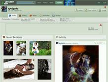 Tablet Screenshot of apelgede.deviantart.com