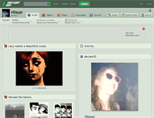 Tablet Screenshot of hdaypr.deviantart.com