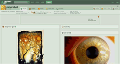 Desktop Screenshot of cornproduct.deviantart.com