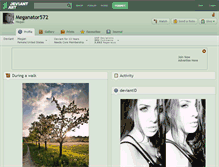 Tablet Screenshot of meganator572.deviantart.com