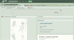 Desktop Screenshot of cinnamonakanumbuh50.deviantart.com