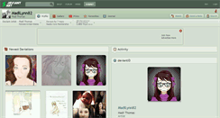 Desktop Screenshot of madilynn82.deviantart.com