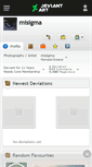 Mobile Screenshot of misigma.deviantart.com
