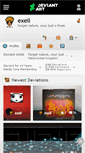 Mobile Screenshot of exell.deviantart.com
