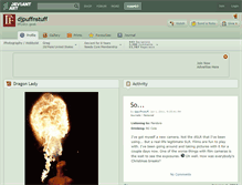 Tablet Screenshot of djpuffnstuff.deviantart.com