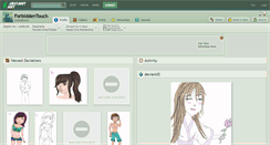 Desktop Screenshot of forbiddentouch.deviantart.com