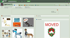 Desktop Screenshot of dragonheart101.deviantart.com