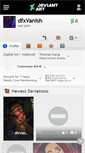 Mobile Screenshot of dfxvanish.deviantart.com