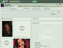 Tablet Screenshot of dfxvanish.deviantart.com