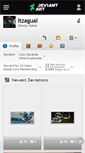 Mobile Screenshot of itzagual.deviantart.com