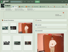 Tablet Screenshot of itzagual.deviantart.com