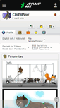 Mobile Screenshot of chibipaw.deviantart.com
