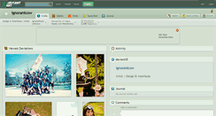 Desktop Screenshot of ignorantcow.deviantart.com