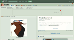 Desktop Screenshot of luckluck.deviantart.com