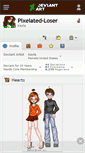 Mobile Screenshot of pixelated-loser.deviantart.com