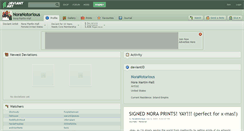 Desktop Screenshot of noranotorious.deviantart.com