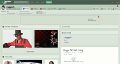 Desktop Screenshot of maggosh.deviantart.com
