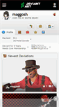 Mobile Screenshot of maggosh.deviantart.com