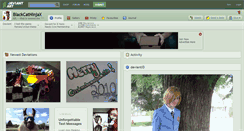 Desktop Screenshot of blackcatninjax.deviantart.com