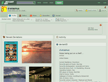 Tablet Screenshot of d-erasmus.deviantart.com