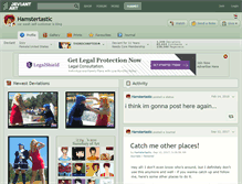 Tablet Screenshot of hamstertastic.deviantart.com