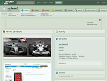 Tablet Screenshot of mclaren2.deviantart.com