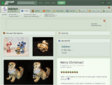 Tablet Screenshot of ladyleyn.deviantart.com