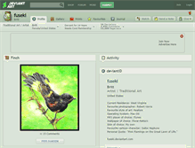 Tablet Screenshot of fuseki.deviantart.com