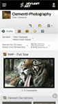 Mobile Screenshot of clementi-photography.deviantart.com