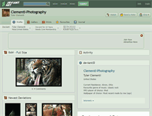 Tablet Screenshot of clementi-photography.deviantart.com