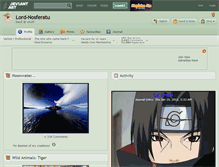 Tablet Screenshot of lord-nosferatu.deviantart.com