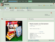Tablet Screenshot of flakchan.deviantart.com