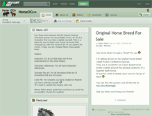 Tablet Screenshot of horseocs.deviantart.com