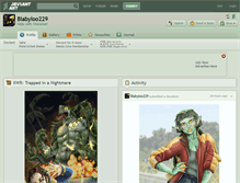 Tablet Screenshot of blabyloo229.deviantart.com