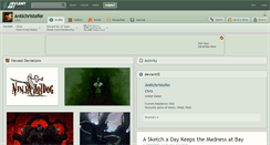 Desktop Screenshot of antichristofer.deviantart.com