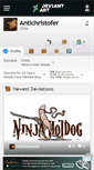 Mobile Screenshot of antichristofer.deviantart.com