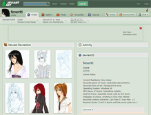 Tablet Screenshot of feneriti.deviantart.com
