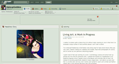 Desktop Screenshot of makeupgoddess.deviantart.com