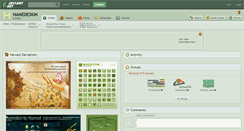 Desktop Screenshot of hamedesign.deviantart.com