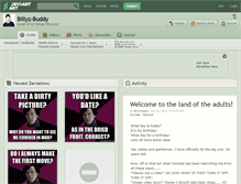 Tablet Screenshot of billyz-buddy.deviantart.com