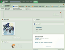 Tablet Screenshot of emrem99.deviantart.com