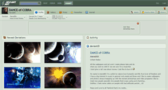 Desktop Screenshot of dance-of-cobra.deviantart.com